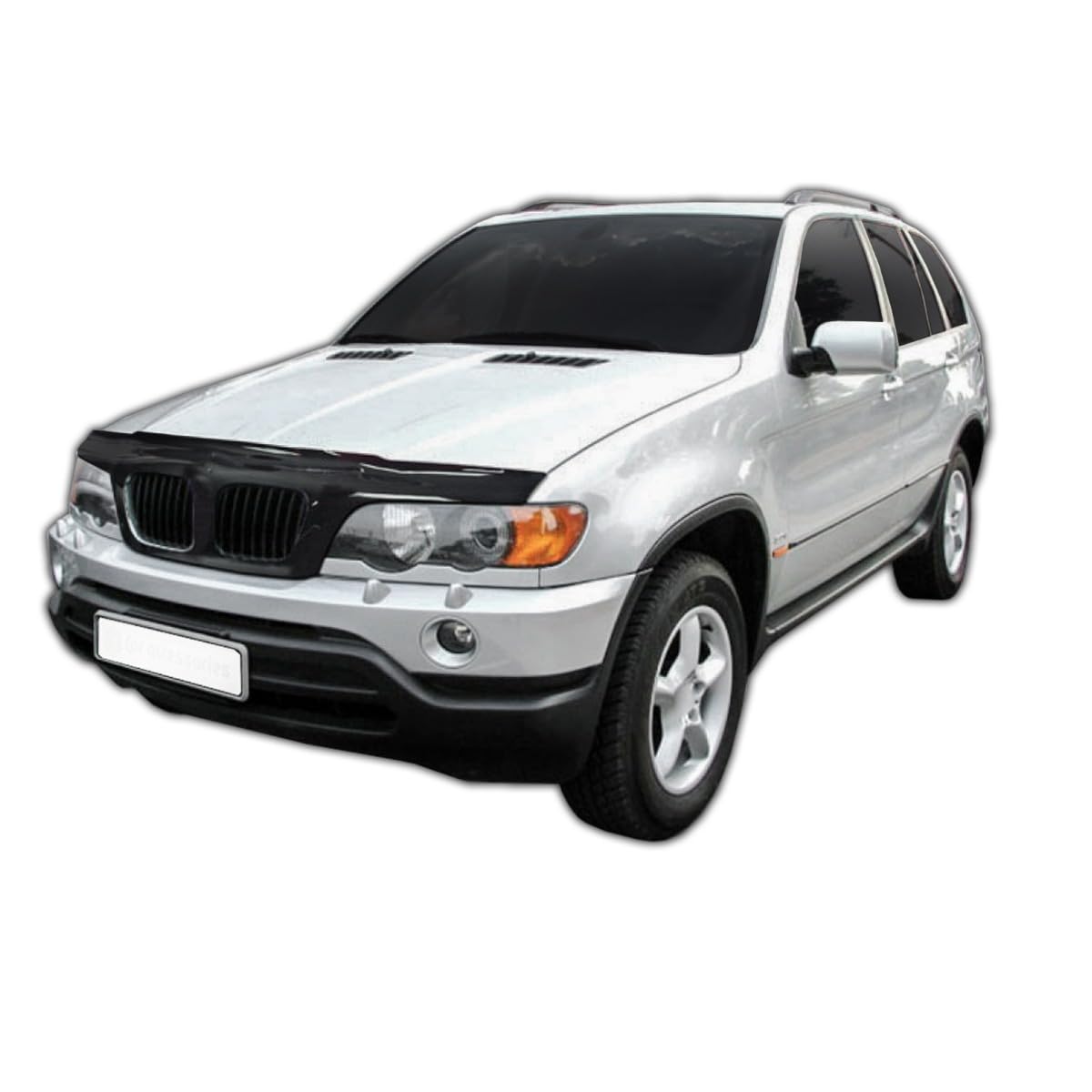SCOUTT Bra de Capot Déflecteur de Protection pour BMW X5 E53 1999-2004, Aérodynamique, Assemblage Facile, Aucun Perçage Requis