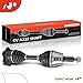 A-Premium CV Drive Axle Shaft Assembly Compatible with Chevy GMC Silverado Sierra 1500 2500 3500 HD Classic & Hummer H2, 4WD Models, with Heavy Duty Thermoplastic Outboard Boot, Front Left or Right
