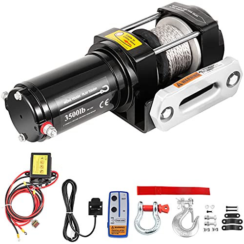 VEVOR Truck Winch 3,500LBS, Power Winch Jeep Winch, Electric Winch