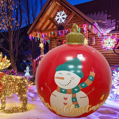 Décorations de Noël gonflables résistantes avec 16 couleurs