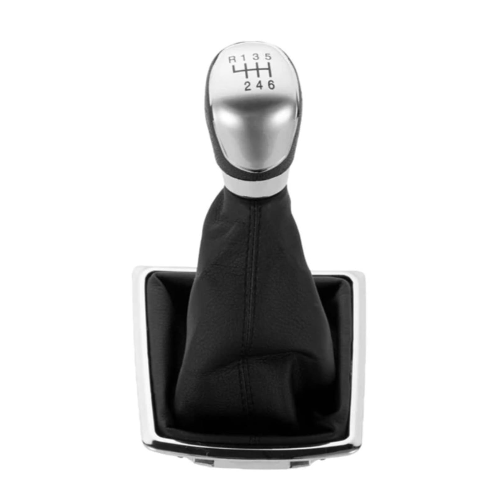 Glblpexelr Small Matte 6 Insert Shift Knob For Fiesta 2008-2012 For Focus Mk2 2005-2011 Black Upgrade