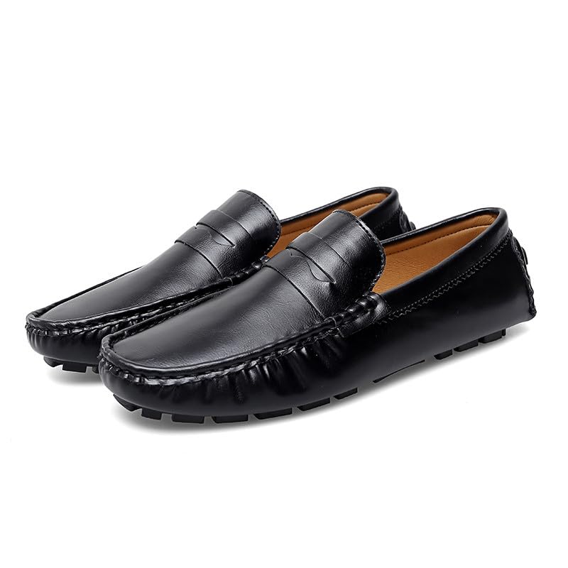 Santimon Men's Classic Penny Loafers Casual Slip On Shoes Soft Moccasin Loafers for Men Lightweight Driving Boat Shoes4