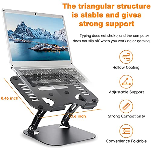 Base Ajustable Antideslizante para Laptop con Disipación de Calor miniatura 4