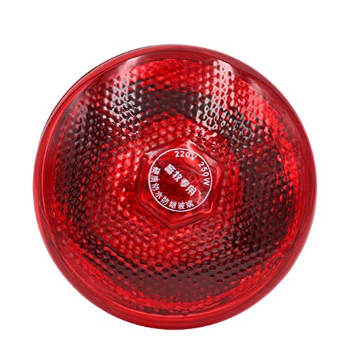 Lucky Farm Thicken Heat Bulb 250W Infrared Red Lamp for Poultry,Pig,Incubation