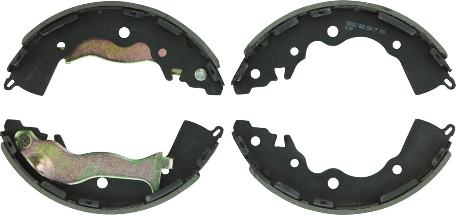BOSCH BS910 Blue Drum Brake Shoe Set - Compatible With Select Hyundai Accent; Kia Rio, Rio5; REAR