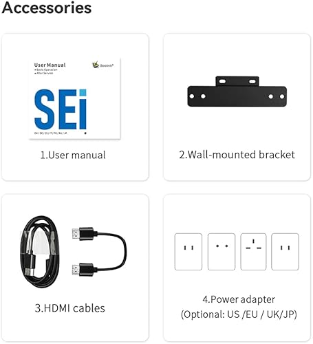 Miniatura 9 de Beelink SEi12 Mini PC Intel 12 generación i7-1260P hasta 47GHz 12C16T Mini computadora 32GB DDR5 RAM 500GB NVMe SSD computadora de escritorio triple