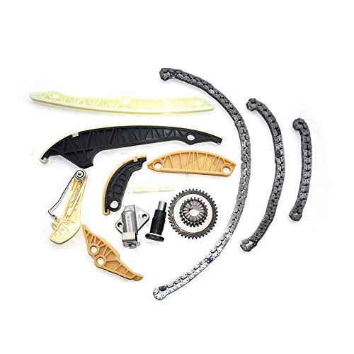 Flynsu Steuerkettensatz mit Zahnrad Kompatibel mit 1.8 2.0 TSI TFSI CDAA BZB CBFA CAWA CDN 06H109469AF 06H109469AD