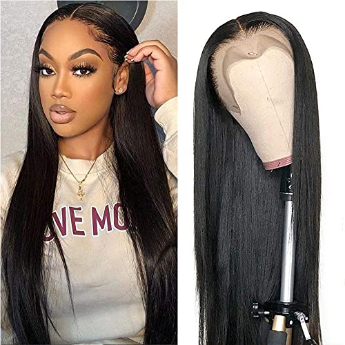 Straight Lace Front Wigs Human Hair 6 inch