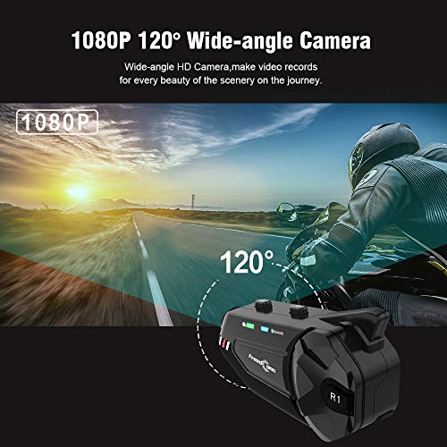 Image of Martian Motocycle Helmet Bluetooth Headset Wireless Waterproof Moto Biking & Skiiing /BlueT-S2 /1000M Intercom /2 in 1 Microphone