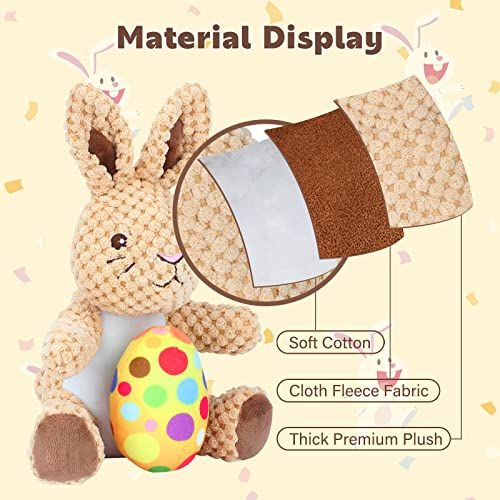 Juguete mordible de peluche Rypet para perro, diseño conejo miniatura 4