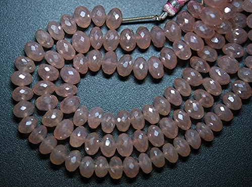 Perles en calcédoine de 8-9mm pour créer vos propres bijoux bohèmes chics