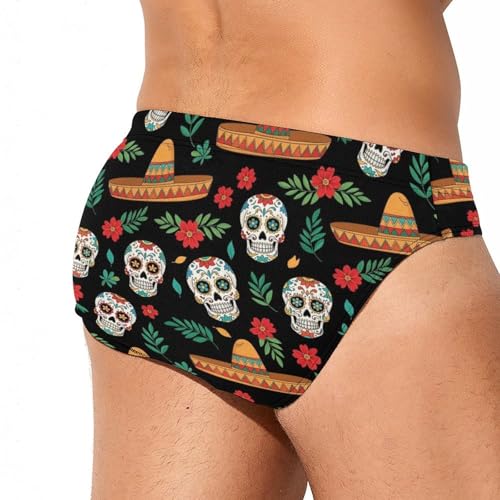 Low-Waist Men's Sexy Swim Briefs Quick-Dry Fabric for Beach Parties & Summer Vacations3