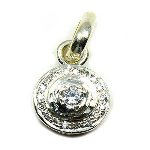 Collier argent 925 oxyde de zirconium blanc | Anti-ternissement et hypoallergénique