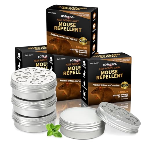 How To Get Mice Out Of Your Car Fast: Proven Methods To Prevent Damage 4 4 Pack Mouse Repellent,Rodent Repellent for Car Engines,Humane Mouse Traps for Car,House,Home,Indoor
