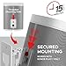 Sound Bass Play 1 Wall Mount, White, Compatible with Sonos Play:1 Only, Adjustable Swivel & Tilt Mechanism, Mounting Bracket Includes All Fixings