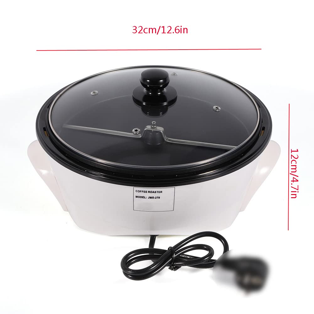 110V 800W Electric Coffee Roaster, Machine Household Electric Coffee Roaster, Coffee Roasting Machine Bean Roaster, Peanut Bean Cafe Coffee Roaster