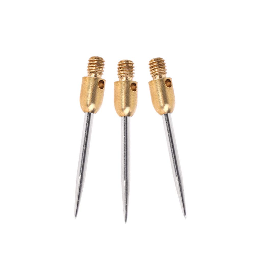 hejhncii Set of 6 Pieces Darts Steel Points Converter 2BA Thread Fits for Steel Tip Darts and Soft Tip Darts Accessories
