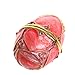 YU FENG Faberge Egg Trinket box Jewelry Box Hinged Collectible Rhinestones Jeweled Painted Enameled Decorative Egg (Pink)