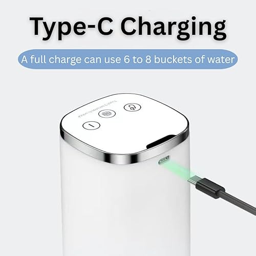 Miniatura 4 de Vortex AP127 Dispensador de agua portátil USB-C recargable con pantalla digital para jarras de 2 a 5 galones, descarga de agua de 6.8 fl oz20.3 fl