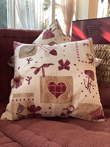 NOVUM SELECTION federe cuscino 40X40 shabby divano...