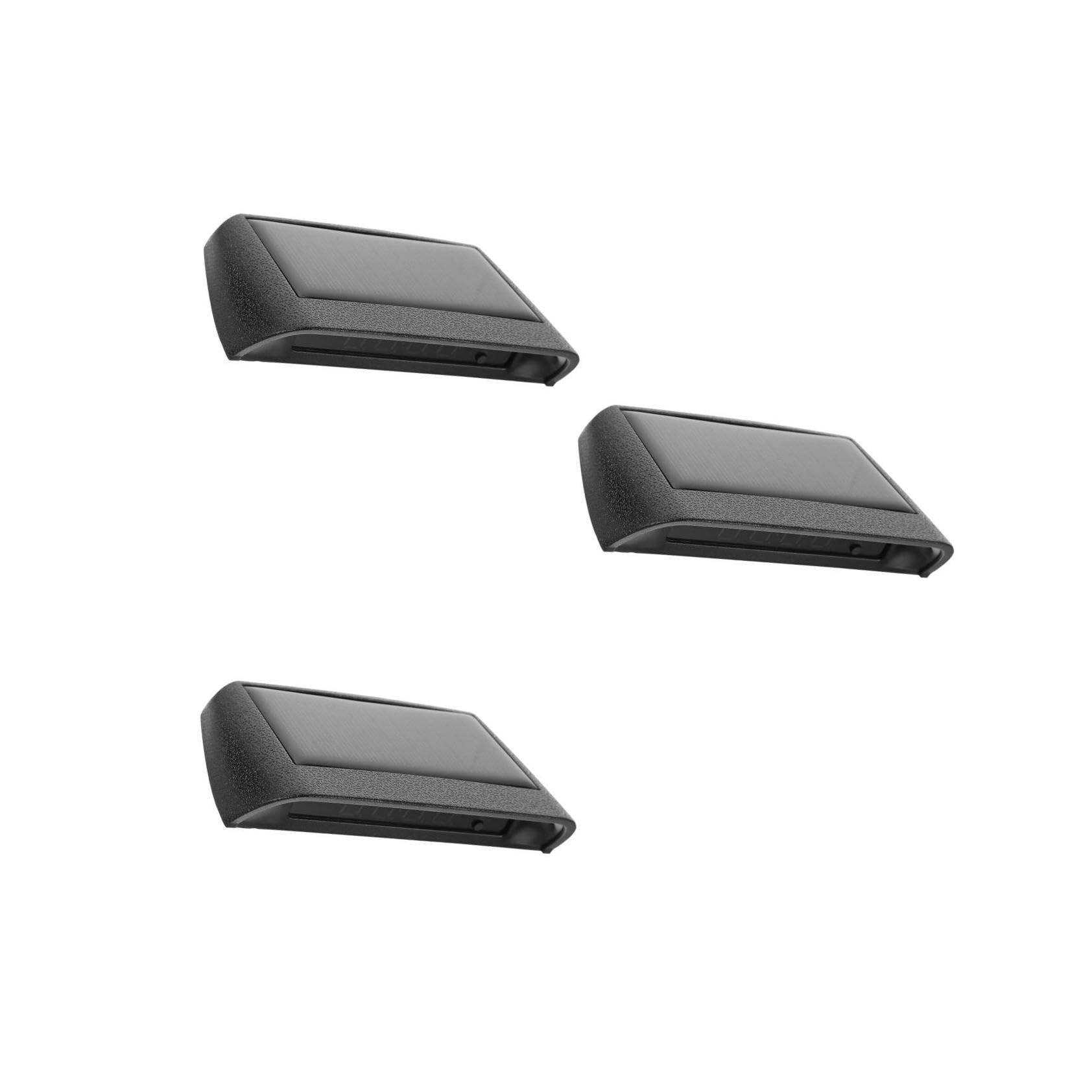 OUNONA 3 Piezas reloj electronico solar reloj del tablero del coche reloj digital de coche termómetro coche termometro para coche relojes termómetro digital reloj de alta precisión número