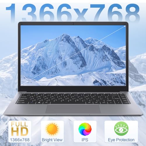 Image of BLUEING 14 Inch Laptop-Computer, Celeron N3350 (Up to 2.4GHz), 6GB LPDDR4 RAM 320GB Storage, WI-FI 5, BT5.0, HD Camera, 34Wh Battery, Home & Study, Lightweight
