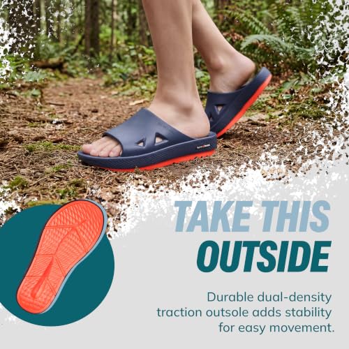 Image of Skechers Men's Go Recover Refresh Sandal | Hyper Burst Cushioning, Luxe Foam, Arch Fit Contoured Footbed, Dual-Density Outsole, Machine Washable