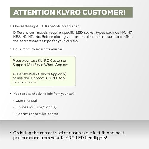 Image of klyro LED Headlight Bulb for Car 140W 14000LM 8000K Ice Blue White Light | Plug & Play Waterproof LED Headlamp | High Visibility Night Driving Light | Pack of 2 (H8 /H9 /H11 /H16)