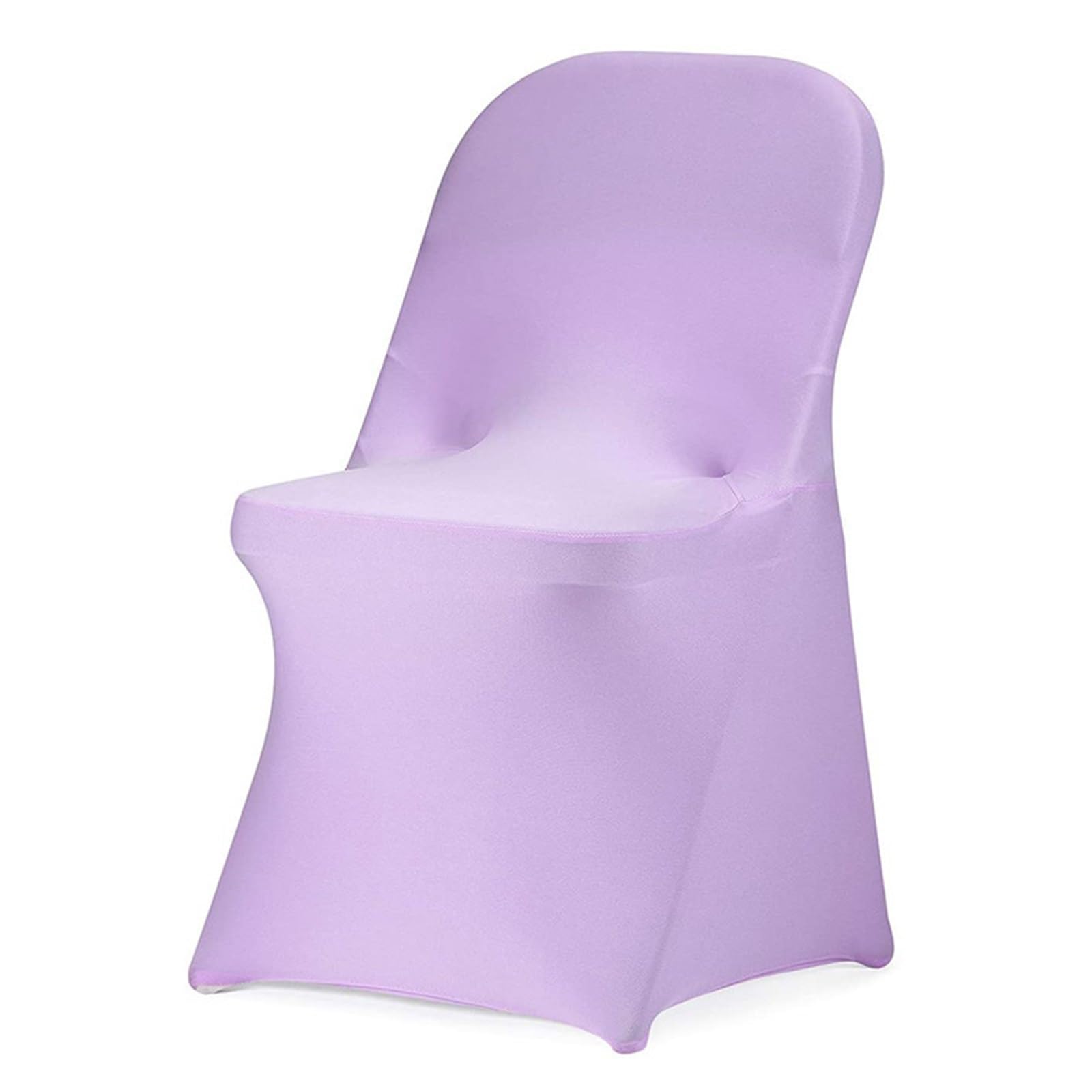 PBTMCD 100 Pack White Stretch Chair Covers, Universal Spandex Banquet Slipcovers For Wedding Folding Chairs(11#)