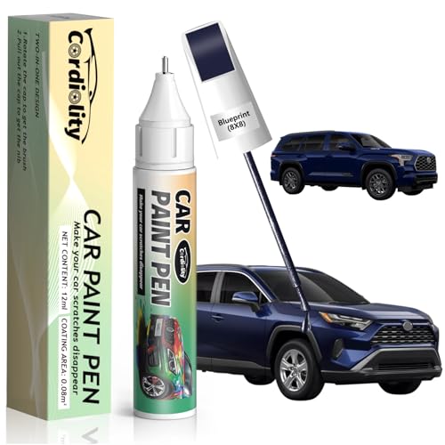Image of Blueprint(8X8) Touch Up Paint Pen for Toyota,Car Paint Scratch Repair Pen Quick and Easy Fix Auto Paint Scratch