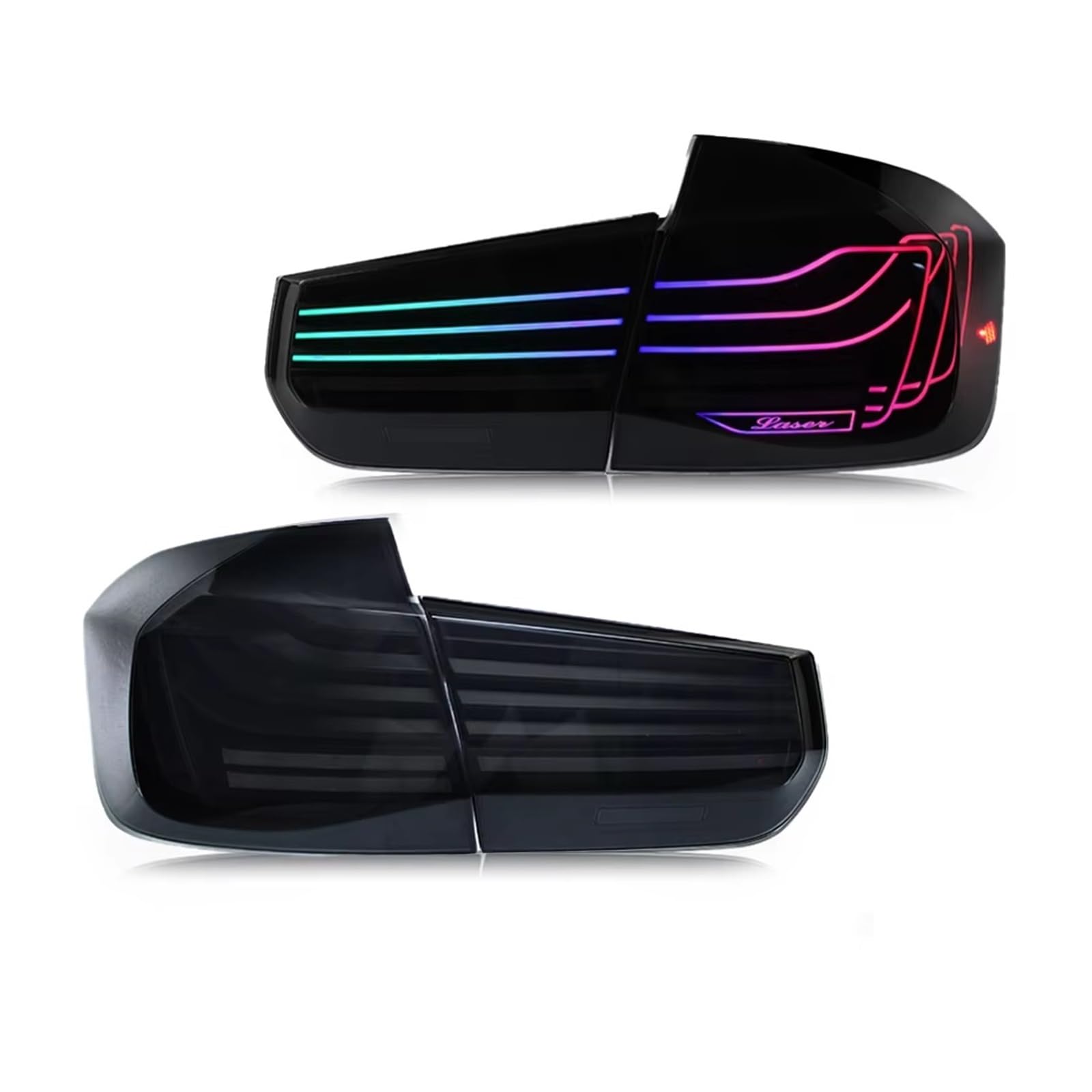 Faros traseros Para Serie 3 13-18 CLS(RGB) luces traseras con control remoto conjunto de luz trasera pieza automóvil, lámpara advertencia freno, LED para coche Luces traseras