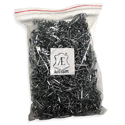 Grapas metálicas sueltas de anillo para tapicería, grapas para redes metálicas de acero H22, gris