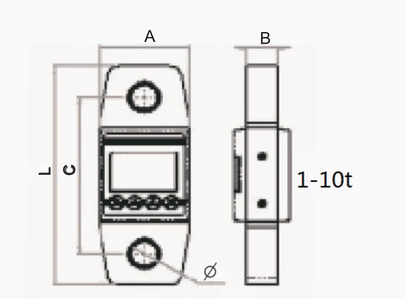 3Ton/3000kg Crane Scale Wireless Dynamometer for Pull Test/Stress 6600lb Industrial Hanging Scale with Remote Indicator with Shackles