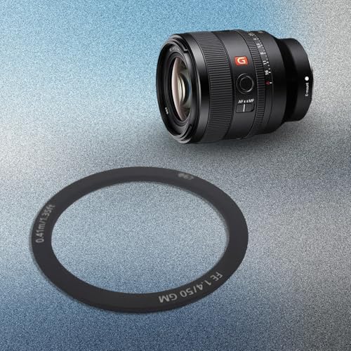 Lente de precisión de 50mm FE1.4GM cubiertas protectoras con anillos de ABS 3