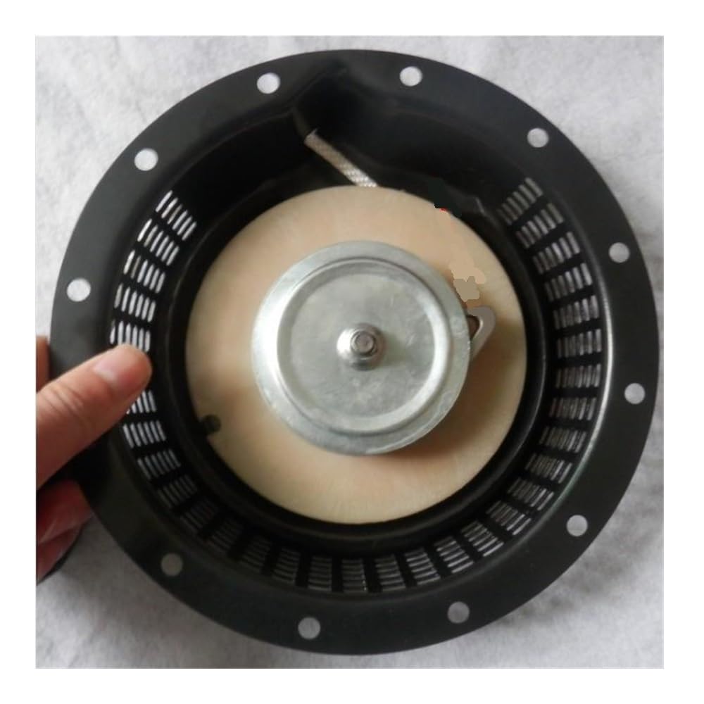 Arrancador de Retroceso Km178f, trinquete único Apto for cultivador 178f 178fs, generador de caña, rebobinado de Cuerda de Agarre de Arranque