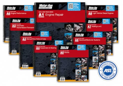 ASE Certification Test Prep - Car/Light Truck Study Guide Package A1-A9 (Motor Age Training) image 2