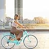 ZUKKA Beach Cruiser Bike for Women 24/26 Inch Ladies Bike 7 Speed Complete Cruiser Bikes with Dual V-Brake and Adjustable Seat, Adult City Bike for Women, Men, Multiple Colors #4
