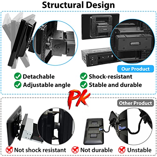 Westods Detachable And Adjustable 10.5" Hd Ips Large Screen Single Din Car Stereo - Carplay, Android Auto, Steering Wheel, Bluetooth, Subw, Mirror Link, Fm/Am Car Radio, Backup Camera, Usb/Sd/Aux #TOP5