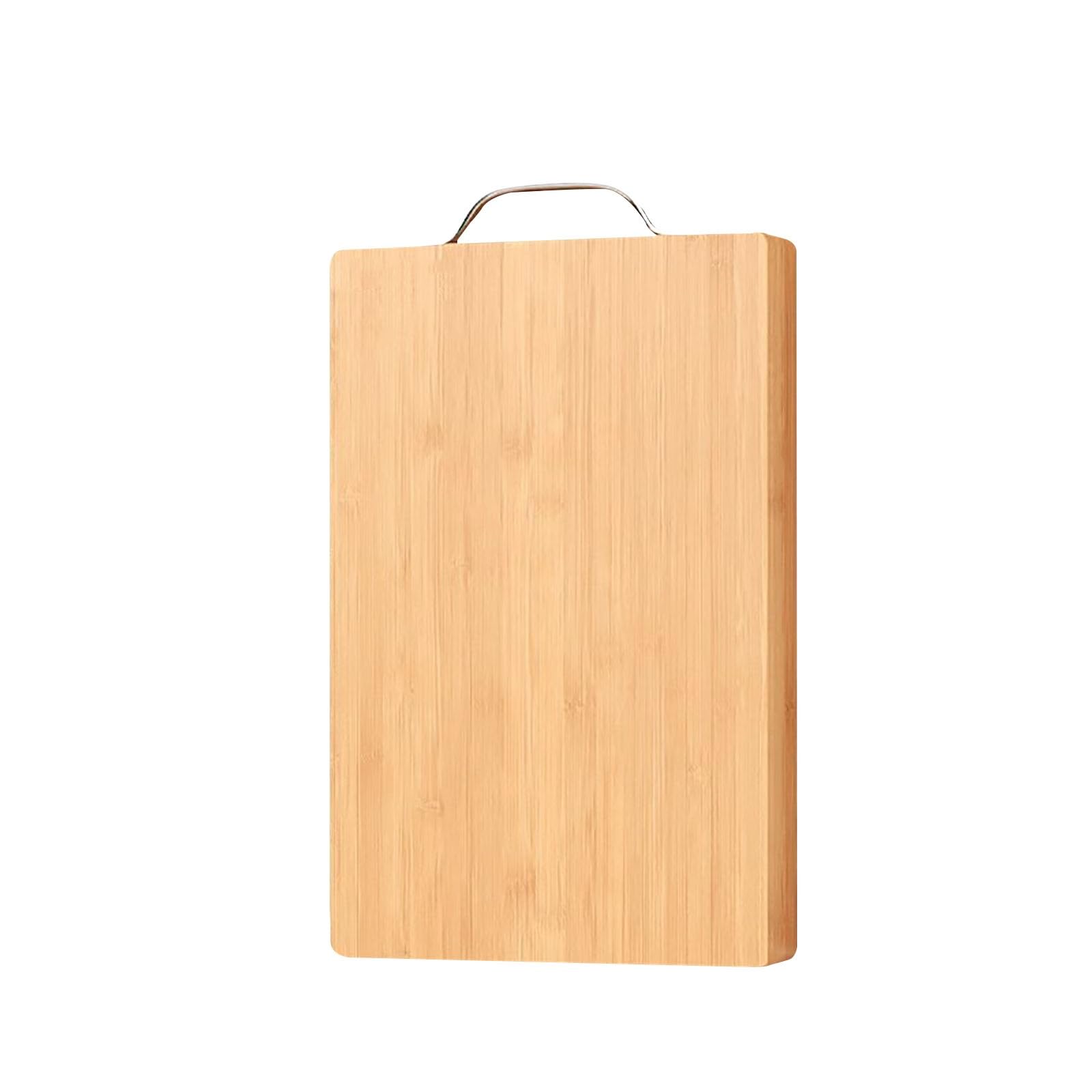Tabla de Cortar, Tabla Cortar Cocina Madera, Tabla de Cortar de Madera de Doble cara, Bandeja de Madera con asas, Resistente y Duradera(36 * 26 * 1.8/14.1 * 10.2 * 0.7in)