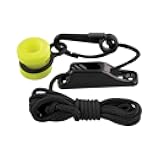 Scotty #3025 Downrigger Weight Retriever w/ Snap, Fairlead Cleat & 78-Inches of Cord , BLACK