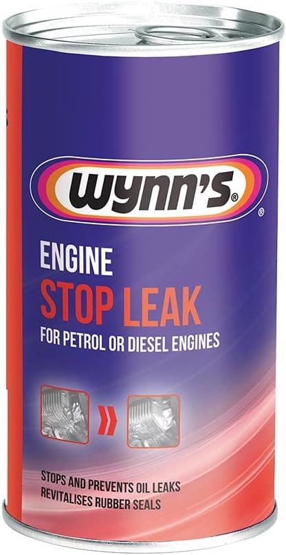 Wynn's Engine Oil Stop Leak - Prevents & Stops Oil Leaks - Restores Elasticity of Seals & O-Rings - Lubricates & Protects Engine Seals - Safe for All Engine Oils - 325ml