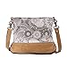 Myra Bag Saplings Upcycled Canvas & Leather Shoulder Bag S-1469
