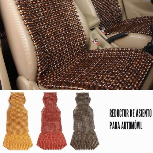 Funda para asiento de coche transpirable de esferas de madera 45x130cm 7