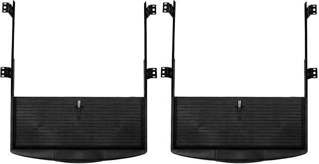 Jojofuny 2 Sets Clavier coulissant sous le bureau avec des diapositives calmes Abs Space Plateforme d'enregistrement de retrait
