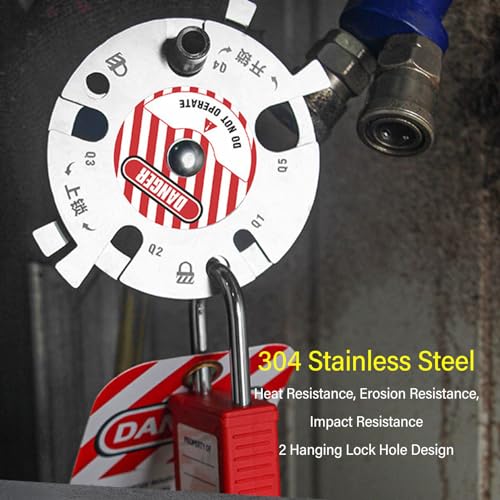 Kit de bloqueio de fonte de ar de aço inoxidável 304 trava de segurança com fonte de ar trava de jun