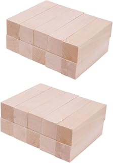 30 Pçs Quadrados Esculpidos Em Tiras De Basswood Playset De Madeira Blocos De Construção De Madeira Cubos De Madeira Artesanais Prancha De Artesanato De Madeira Pintura Recortes