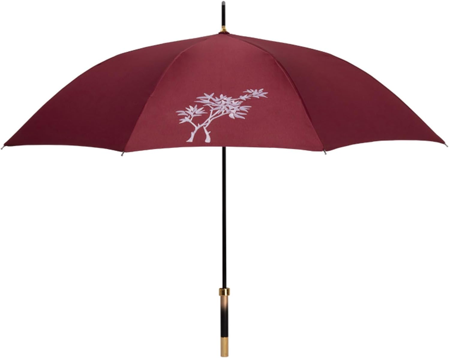 JITEM 44in Long Stick Umbrella Strong Windproof Long Handle Straight Manual Business Golf Umbrella Anti-UV Sun/Rain Women Men Umbrella