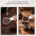 Imagen de 3 Piezas Taza Dosificadora de Granos de Café Accesorios de Café Cuchara de Café Accesorios de Barra de Cerámica Recipiente Dosificador de Cerámica