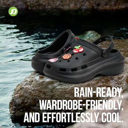 Image of DOCTOR EXTRA SOFT Women's Premium Extra Comfortable Clogs /Sandals with Cute Charms & Adjustable Back Strap for Adult| Lightweight Stylish & Anti-Skid| Waterproof Everyday Use Mules Girls /Ladies D-538
