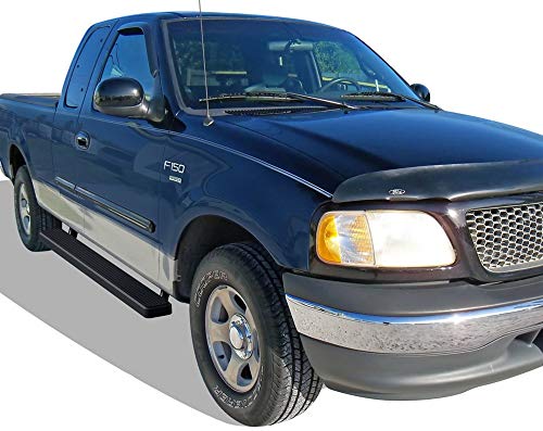 Estribos de Acero Inoxidable Negro 6in para Ford F150 F250 miniatura 6